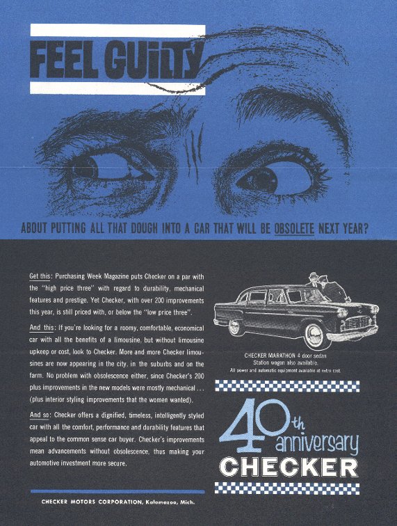1962 Checker 40th Anniversary